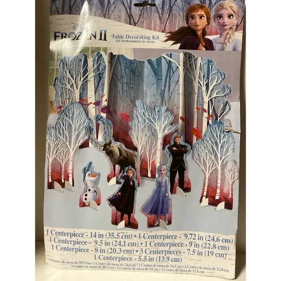 Frozen 2 Party Supplies Happy Birthday Bundle Decor Cups Tablecover Napkins Bags - Picture 2 of 12